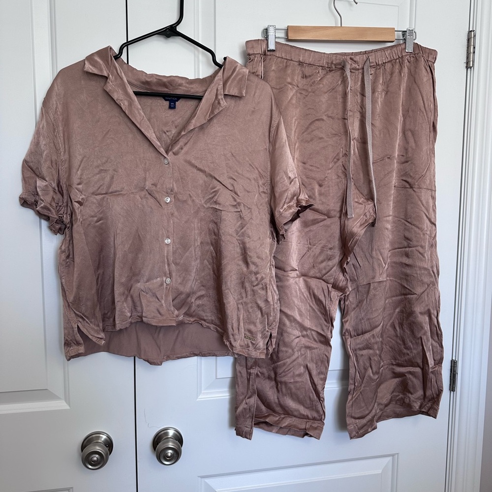Rose gold Nautica 2-piece lounge set